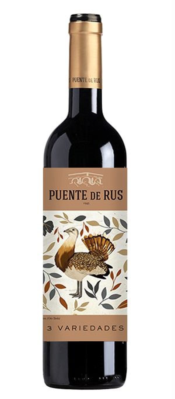 VINO PUENTE DE RUS TINTO 3 VARIED. COUPAGE  0,75